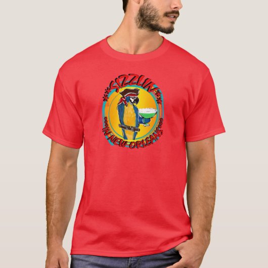 T-SHIRT PERROQUETS SIZZLIN (Devant)