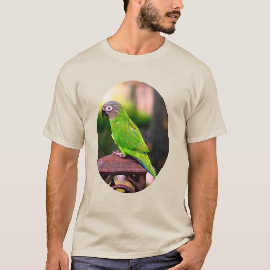 T-shirt Perrot de purée à tête cendrée (Devant)