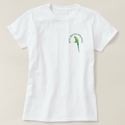 T-shirt - Perruche à collier (Design devant)