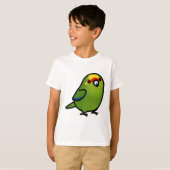 T-shirt Perruche à couronne jaune Chubby (Devant entier)