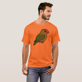 T-shirt Perruche à front orange (Devant entier)