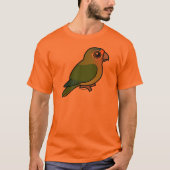 T-shirt Perruche à front orange (Devant)