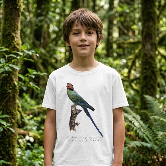 T-shirt Perruche à longue queue, Psittacula Longicauda