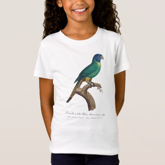 T-Shirt Perruche a tete bleue / Rainbow lorikeet, juvénile (Devant)