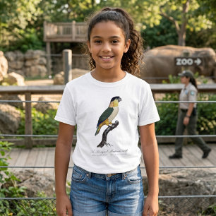 T-shirt Perruche à tête noire mâle, Pionites melanocephalu