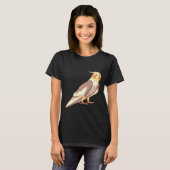 T-shirt Perruche calopsitte oiseau (Devant entier)