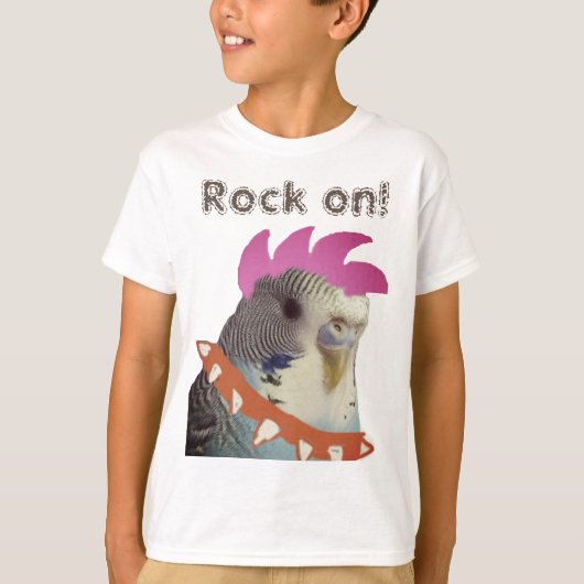 T-shirt Perruche de Punk Rock (Devant)