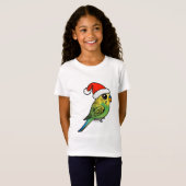 T-Shirt Perruche le père noël (Devant entier)