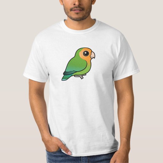 T-shirt perruche Pêche-faite face Orange-faite face (Devant)