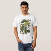 T-shirt Perruches de Caroline d'Audubon (Devant entier)