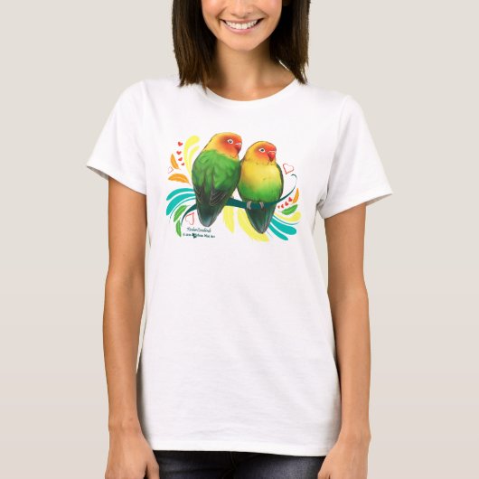 T-shirt Perruches de Fischer (Devant)