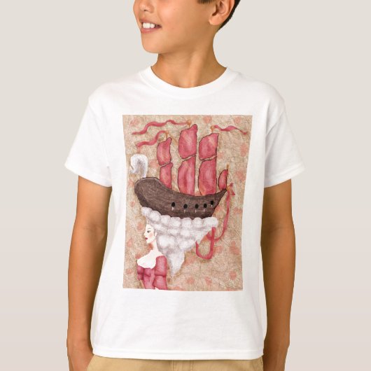 T-shirt Perruque de bateau (Devant)