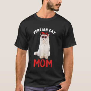 T-shirt Perse Chat Maman Mama Chat Propriétaire Funny Kitt