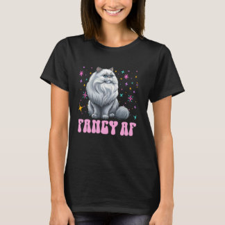 T-shirt Perse FANCY AF Funny Persian Chats Propriétaires