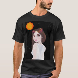 T-shirt Persephone La Déesse Grecque Reine Du Milieu