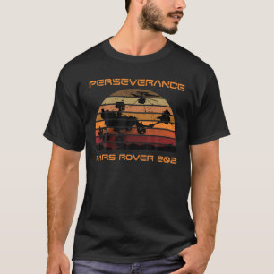T-shirt Persévérance Mars Rover 2021 Ingéniosité Rétro Vin