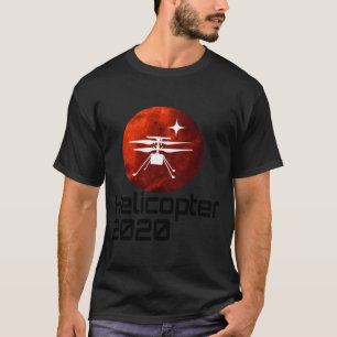T-shirt Persévérance Mars Rover Hélicoptère ingéniosité La