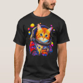T-shirt Persian Cat Astronaut (Devant)