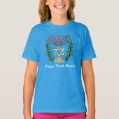 T-shirt Persian Magen David Menorah (Devant)