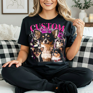 T-shirt PERSO Votre propre animal 90s bootleg vintage