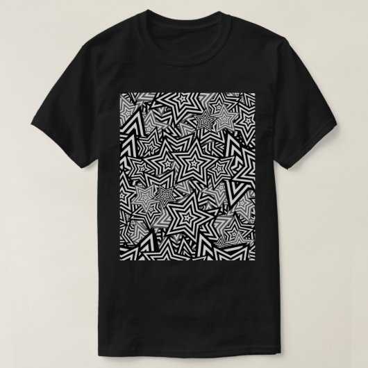 T-shirt Persona 5 Étoiles noir, gris et blanc (Design devant)