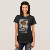 T-shirt Personal Stalker Dachshund (Devant entier)