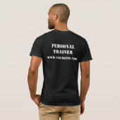 T-SHIRT PERSONAL TRAINER UNIFORME (Dos entier)