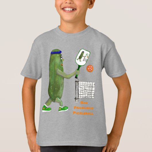 T-shirt Personalize Text Funny Pickle Player (Devant)