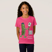 T-Shirt Personalize Text Funny Pickle Player (Devant entier)
