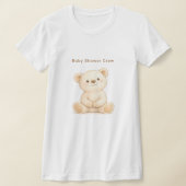 T-shirt Personalized Baby Shower Boho Bear (Poser)