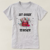 T-shirt personalized back to school t-shirt, coquette (Design devant)