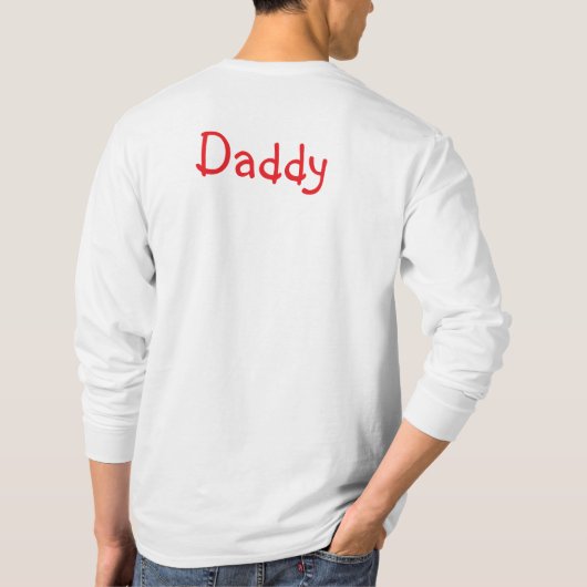 T-shirt Personalized Candy Cane Script Christmas (Dos)