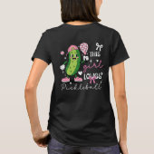 T-shirt Personalized Coquette Pickleball Girl Cute Pickle (Dos)