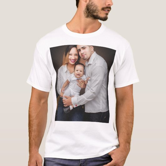 T-shirt Personalized Family Photo Custom (Devant)