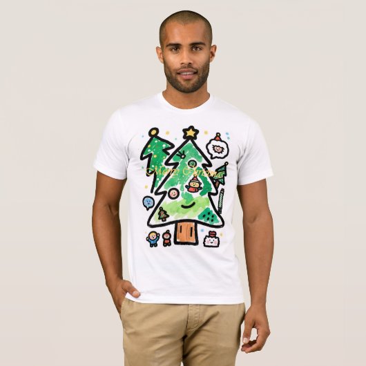 T-shirt Personalized Ghost LED Night Light with Witch Hat, (Devant entier)