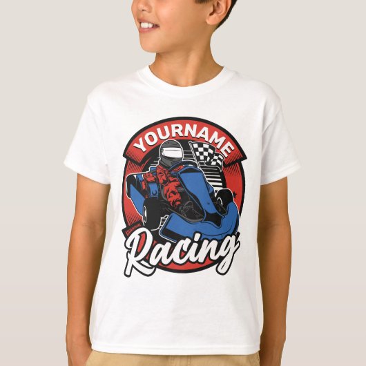 T-shirt Personalized Go Kart (Devant)