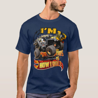 T-shirt Personalized Max D Monster Truck Birthday 