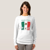 T-shirt Personalized Mexico Flag (Devant entier)