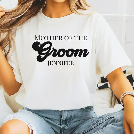 T-shirt Personalized Mother of the Groom