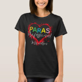 T-shirt Personalized paraprofessional educator teacher (Devant)