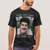T-shirt Personalized Photo and Text Or Name Ugly Funny (Devant)