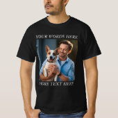 T-shirt Personalized Photo & Message (Devant)