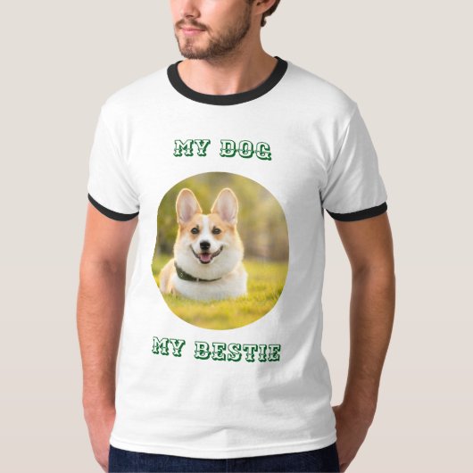 T-shirt Personalized Photo Template for My Dog - My Best (Devant)