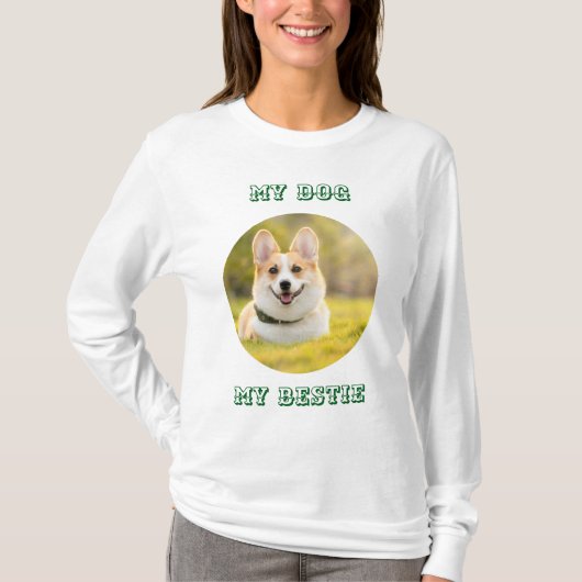 T-shirt Personalized Photo Template for My Dog - My Best (Devant)