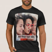 T-shirt Personalized Photo & Text Or Name 