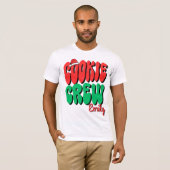 T-shirt Personalized Retro Cookie Crew Christmas Matching (Devant entier)