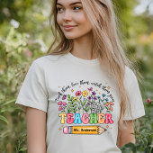 T-shirt Personalized Teacher Appreciation