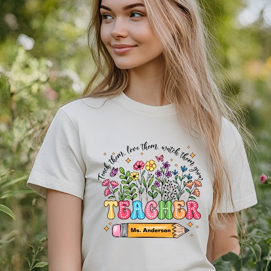 T-shirt Personalized Teacher Appreciation