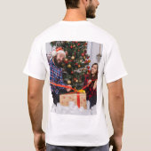 T-shirt Personalized Two Sided Family Christmas Photo (Dos)
