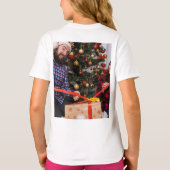 T-shirt Personalized Two Sided Family Christmas Photo  (Dos)